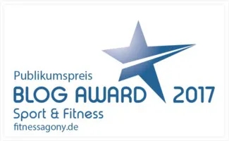 Blog Award 2017 Sieger Publikumspreis Kategorie Sport & Fitness fitnessagony.de