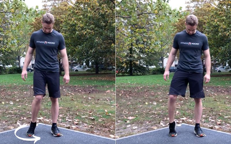 Beweglichkeit trainieren verbessern Definition Übungen - Füße kreisen